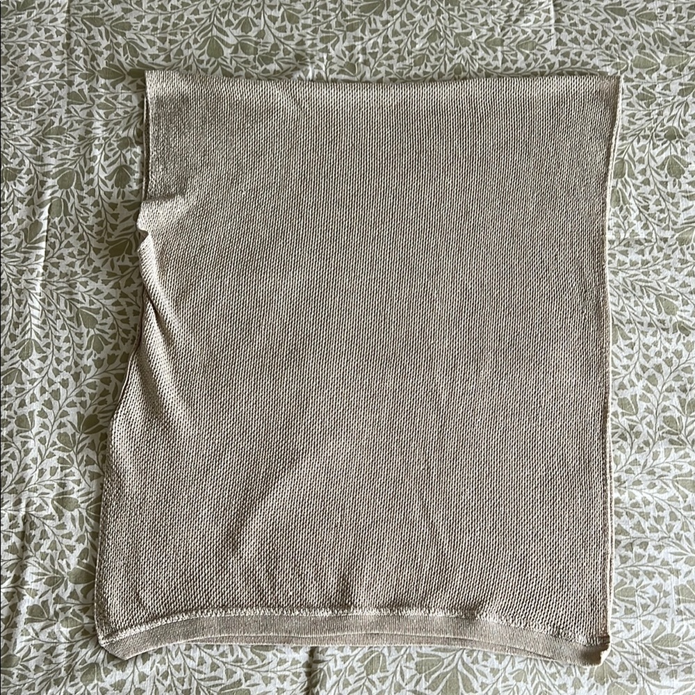 Beige Knit Cocoon by Amma Nursing Cover and Poncho